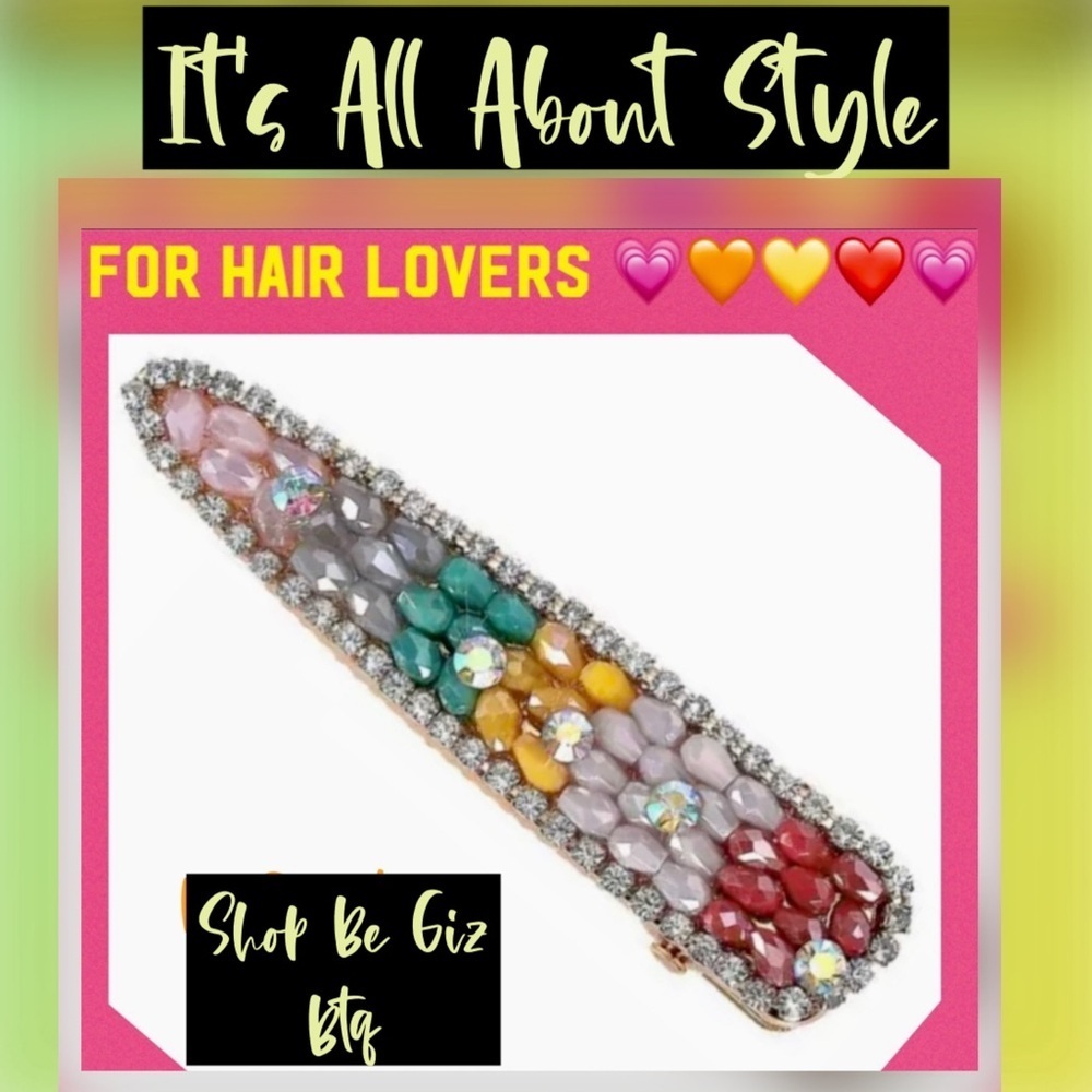 Super Elegant Embellished Hairpin to Enhance your Casual or Night Our Hair look